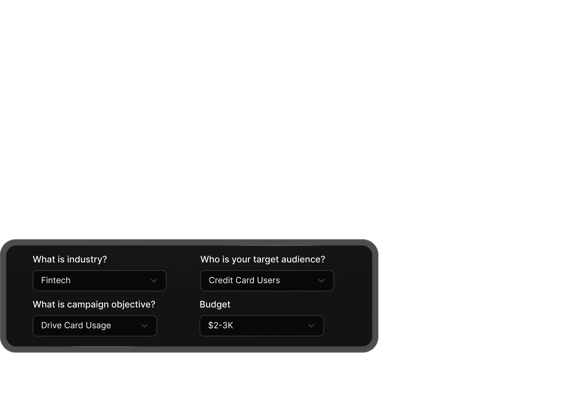 Build Campaigns in Seconds detail